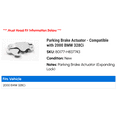 thumbnail image 2 of Parking Brake Actuator - Compatible with 2000 BMW 328Ci, 2 of 2