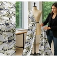thumbnail image 5 of Soimoi Cotton Cambric Fabric Triangle & Animal Face Print Fabric by the Yard 56 Inch Wide, 5 of 7