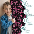 thumbnail image 3 of Blackout Kids Curtains,Breast Cancer Childrens Insulated Curtains Set Of 2,Bedroom Essentials,Toddler Room Decor 42"x63", 3 of 5