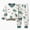 A110-Green, variant on Baby Boys Girls Pajama Set Kids Toddler Snug fit Ribbed Sleepwear pjs for Daily Life Style Long Sleeve Leisure Homewear Gift,12-18 Months