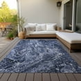 thumbnail image 6 of Addison Rugs Chantille Indoor/Outdoor Transitional Abstract Navy Washable Rectangle Rug, 3' x 5', 6 of 6