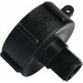 thumbnail image 1 of Adaptador de tanque IBC, conector de grifo de manguera de plástico S60X6, tapa de rosca gruesa a adaptador de grifo de agua de 3/4 para válvula de tonelada IBC, 1 of 5