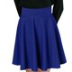 thumbnail image 1 of Falda plisada antirreflejos para mujer: color liso, largo medio, cintura elástica para uso informal/al aire libre, tallas S-XXL, 1 of 5