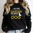 thumbnail image 2 of Work In My Garden Hangout With My Dog Funny Pet Lover Plant Hobby T-Shirt, SW, Hoodie Unisex, up to 5XL, 2 of 5