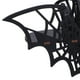 thumbnail image 5 of 2 estantes flotantes decorativos de Halloween, estante esquinero creativo con diseño de telaraña, portavelas de madera para pared, estilo rústico., 5 of 5