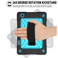 thumbnail image 4 of Dteck Case For Samsung Galaxy Tab S6 Lite 10.4 inch 2020 Model SM-P610 P615, Heavy Duty Rugged 3 Layer Full Body Protection Case Kickstand Cover with Adjustable Shoulder Strap,Black/Blue, 4 of 7