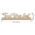 thumbnail image 2 of UPGRATOR 1 Set Find Your Table Wedding Sign Light Brown Rustic Wood for Guests, 2 of 7