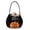 E001- Black, variant on Halloween Pumpkin Candy Pouch, Tote Bag, Bucket Bag, Pumpkin Bucket, Halloween Candy Bucket, 9X5 Inch Black Reusable Handled Carry Bag for Halloween Candy Storage, Kids Holiday
