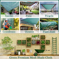 thumbnail image 6 of UCINNOVATE 70% Green Shade Cloth 10 x 10 ft Sunblock Mesh Fabric, Durable UV Resistant Plant Cover, Sun Shade Net with Grommets & Eyelets for Patio Pergola Garden Outdoor, 6 of 7