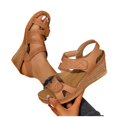 thumbnail image 4 of Gspmoly Sandals Womens, Women'S Casual Open-Toe Wedge Sandals with Adjustable Ankle Strap, Comfortable Cushioned Insole, and Versatile Solid Colors for Spring and Summer Fashion Sandles for Women, 4 of 4