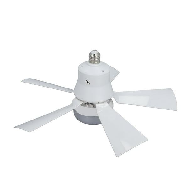 4333RF Luz De Ventilador De Techo De Control Remoto, Tornillo E26 En Ventilador De Techo Con 3 Temperaturas De Color, 3 Velocidades Bulbo LED Motor Reversible Integrado Para