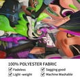 thumbnail image 7 of Splatoon Wall Tapestry Cartoon Poster Wall Hanging Tapestry for College Dorm Living Room Bedroom Decoration 59x59 Inch, 7 of 7