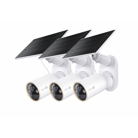 Restored Tapo MagCam 4K Outdoor Wireless Security Camera, C460 KIT(3-Pack)