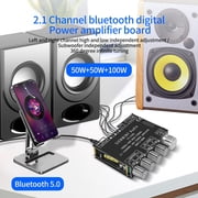 HiFi Bluetooth 5.0 Digital Amplifier Audio Board TDA7498 Power Class D Amplifier DC 5-26V 50W+50W+100W Parts