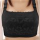 thumbnail image 3 of Gibobby Brasieres para mujer Sujetador de estilo superior de tubo para mujer, pechos transpirables recogidos, copa completa de encaje, ropa interior de talla grande(Negro,5XL), 3 of 5