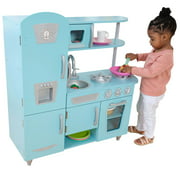 Best Kids Kitchens - KidKraft Vintage Wooden Play Kitchen with Pretend Ice Review 