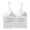 White, variant on Women's Spaghetti Strap V-neck Slings Vest Bralette Cami Crop Top
