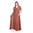thumbnail image 1 of Vestido de noche multiformas Roman Fashion /Tallas Extras, 2001 (Chedron) cafe 36, 1 of 6