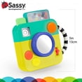 thumbnail image 3 of Cámara de juguete Sassy Busy Box con música y flash para bebé, 3 of 6