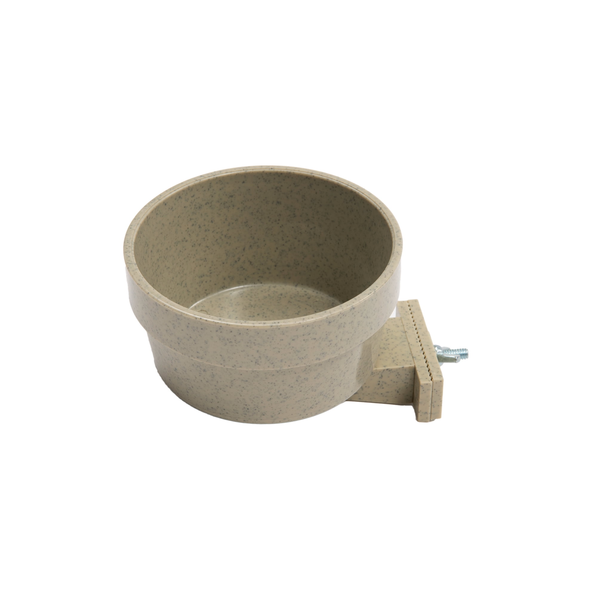 Happy Home Pet Products Dog Crate Bowl 20 oz. Large Dogs, Granite, 1 Count