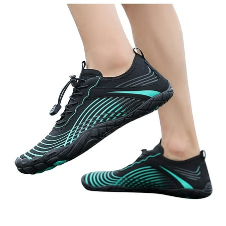 

Cathalem Women Running Shoes Lightweight Hike Footwear Barefoot Shoes Womens Mens Barefoot Shoes Quick Dry Healthy Non-Slip Baresteps Athletic (Green 8.5)