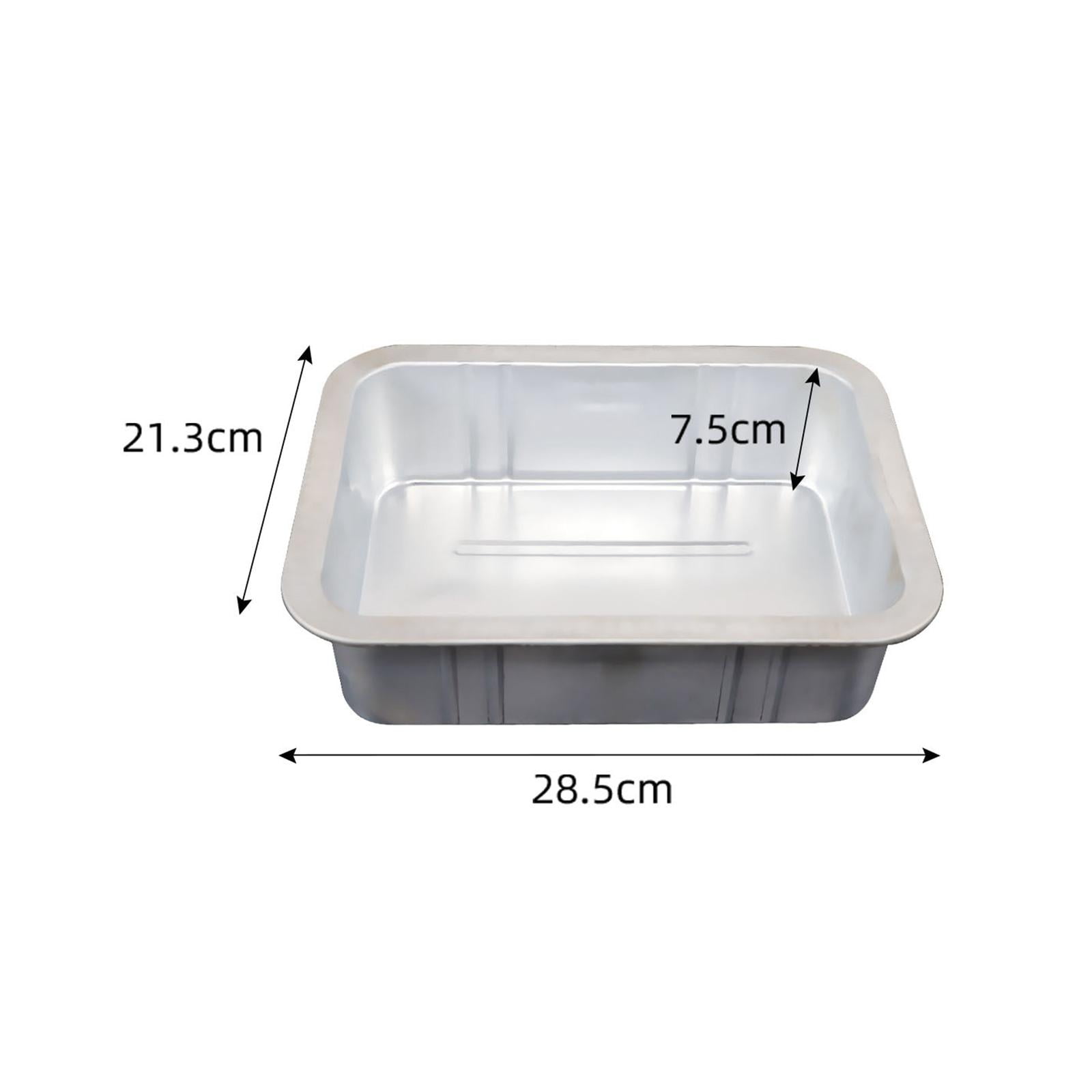 Nishiyuenyi Engine Oil Drain Pan Leakproof Large Capacity Professional Oil Trip Tray White S