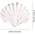 thumbnail image 3 of Paquete de 2 pomos para armario Seashell, DDRAY, 6,5 x 5,3 cm, blancos, 3 of 5