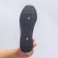 thumbnail image 5 of Miluxas Women Wide Width Breathable Walking Comfortable Slip on Sneakers,Non Slip Arch Support Slip on Shoes Black 7.5(40), 5 of 9