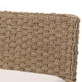 thumbnail image 4 of bali & pari Denver Seagrass and Acacia Wood 2-Piece Dining Nook Banquette Set, 4 of 9