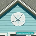 thumbnail image 4 of Outdoor Sand Dollar Wall Decor – Coastal Sign for Beach House – PVC Sand Dollar for Indoor Outdoor Use – Ocean Wall Art (3 Foot), 4 of 10