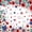 American Flag 08, variant on Manfei America 250 Anniversary Twin Sheets, Festival Fireworks Bedding, Red Blue White, Navy Reversible 3pcs (1 Flat Sheet, 1 Fitted Sheet and 1 Pillowcase)