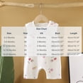 thumbnail image 3 of Tranfacy Boys and Girls 0-24 Months Rompers Sleeveless Bodysuit All Over Print Snap Button Jumpsuit Crawling Wear, 3 of 4