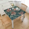 thumbnail image 2 of BANET Pink Table Cloth Tablecloth Decorative Dining Room Kitchen Floral Botanical Flower Print White, 2 of 7
