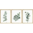 thumbnail image 5 of PixonSign Framed Wall Art Minimalist Watercolor Greenery Succulent Posters, Set of 3 Garden Plants Illustrations Wall Decor, Adhesive Canvas Prints for Home Decor - 12"x16" Natural, 5 of 5