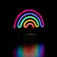 thumbnail image 5 of Northlight LED Rainbow Neon Table Light - 8" - Multicolor, 5 of 7
