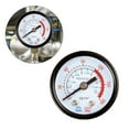 thumbnail image 2 of Yauxim Pressure Gauge 1/8inch/1/4-inch Thread Air Pressure Gauge Dial-Type Male Threaded Round Air Compressor Gauge Ranges 0-180psi 0-12Bar, 2 of 7