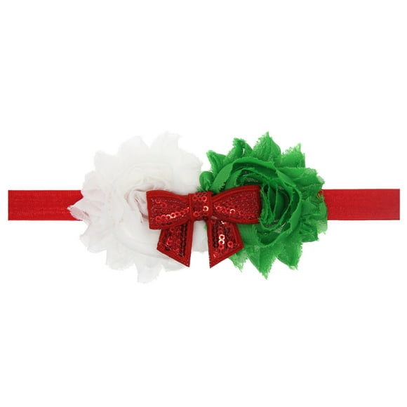 Christmas Flash Bow Stretch Headband Elastic Headband Children Headband Baby Headband For A Gift
