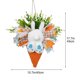 thumbnail image 3 of Fiudx Corona de Conejito de Pascua, Artesanía Artesanal, Materiales Naturales, Decoración Primaveral Versátil, Decoración Festiva para El Hogar, Diseño Ecológico., 3 of 7