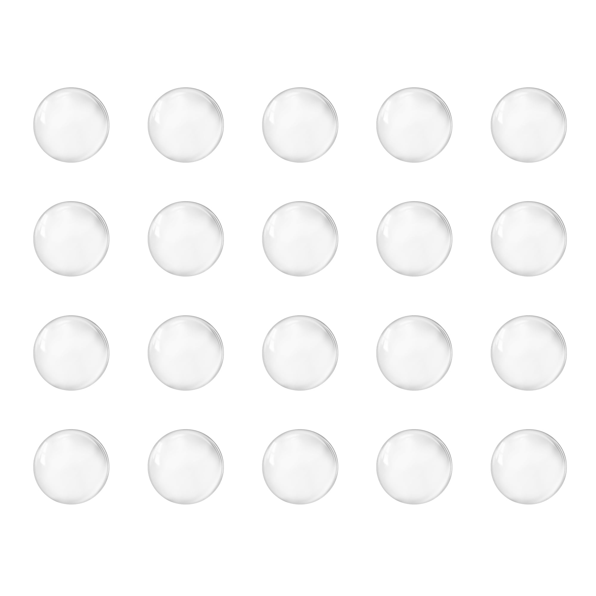 Uxcell 7mm Solid Round Clear Glass Ball Boiling Stones Soda Lime Glass