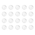 thumbnail image 1 of Uxcell 7mm Bolas de vidrio redondas sólidas claras piedras de ebullición de vidrio de cal sodada 200 paquetes, 1 of 3