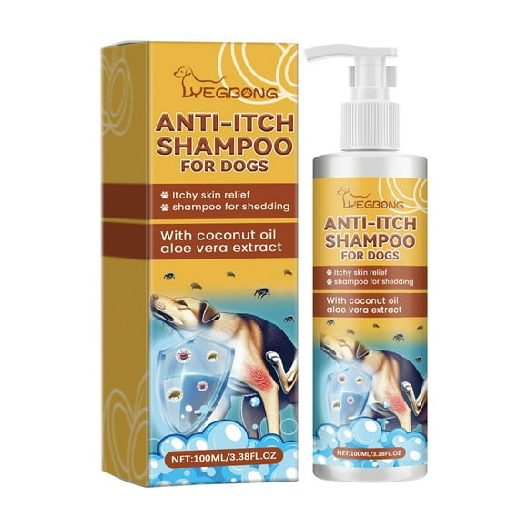 HHBEAUTY Organic Dog Shampoo - Puppy Shampoo for Itchy Skin Relief - Hypoallergenic for Sensitive Skin, for Dogs of All Ages, Anti-Itch, Deodorizes Smelly Dogs