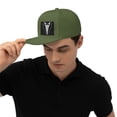 thumbnail image 7 of Tuxedo Flat Bill Hats for Men Snapback Skull Skateboard Hats Baseball Cap, 7 of 7