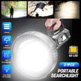 thumbnail image 2 of Rechargeable Spotlight Flashlight High Lumens, 90000 Lumens Super Bright Led Searchlight with USB Output,  3 Modes Handheld Spotlight for Camping Emergencies, 2 of 11