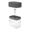 thumbnail image 2 of Dispensador OU para Detergente con Porta Esponja 550ml Gris, 2 of 4