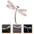 thumbnail image 2 of KAKOWELY Rhinestone Dragonfly Brooch Pin Crystal Insect Lapel Pin Decorative Dragonfly Lapel Pin,2.2X"X1.57"X0.2", 2 of 5