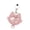 Pink, variant on Geemin Elegant Puss Head Key Necklace PU Dense Key Bag Modern Addition