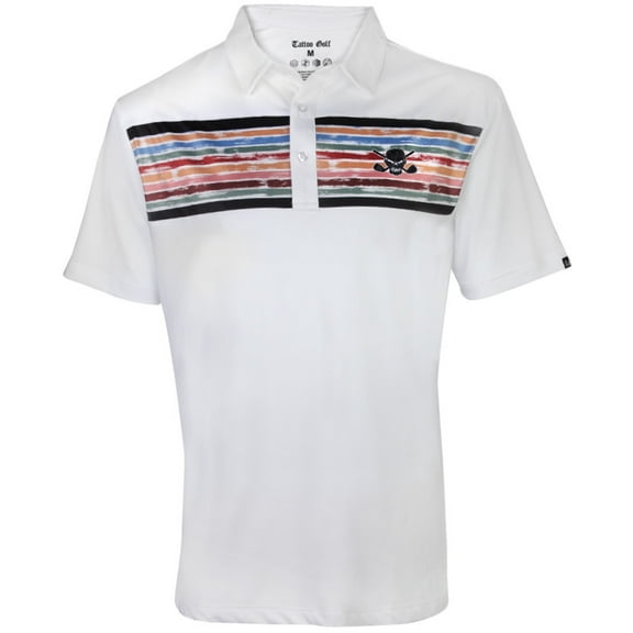 Clubhouse Cool-Stretch Men's Golf Shirt (White)