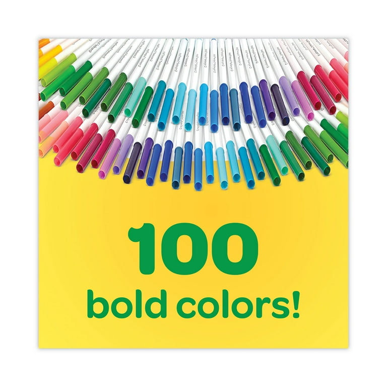 Super Tips Washable Markers, Fine/Broad Bullet Tips, Assorted Colors, 100/Set Super Tips Washable Markers, Fine/Broad Bullet Tips, Assorted Colors, 100/Set