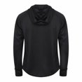 thumbnail image 2 of Tombo Teamsport - Sudadera con capucha running ligera con tapetad oreflectante Unisex (Negro), 2 of 3