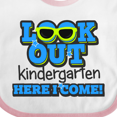 thumbnail image 4 of Inktastic Look out Kindergarten Here I Come Boys Baby Bib, 4 of 4